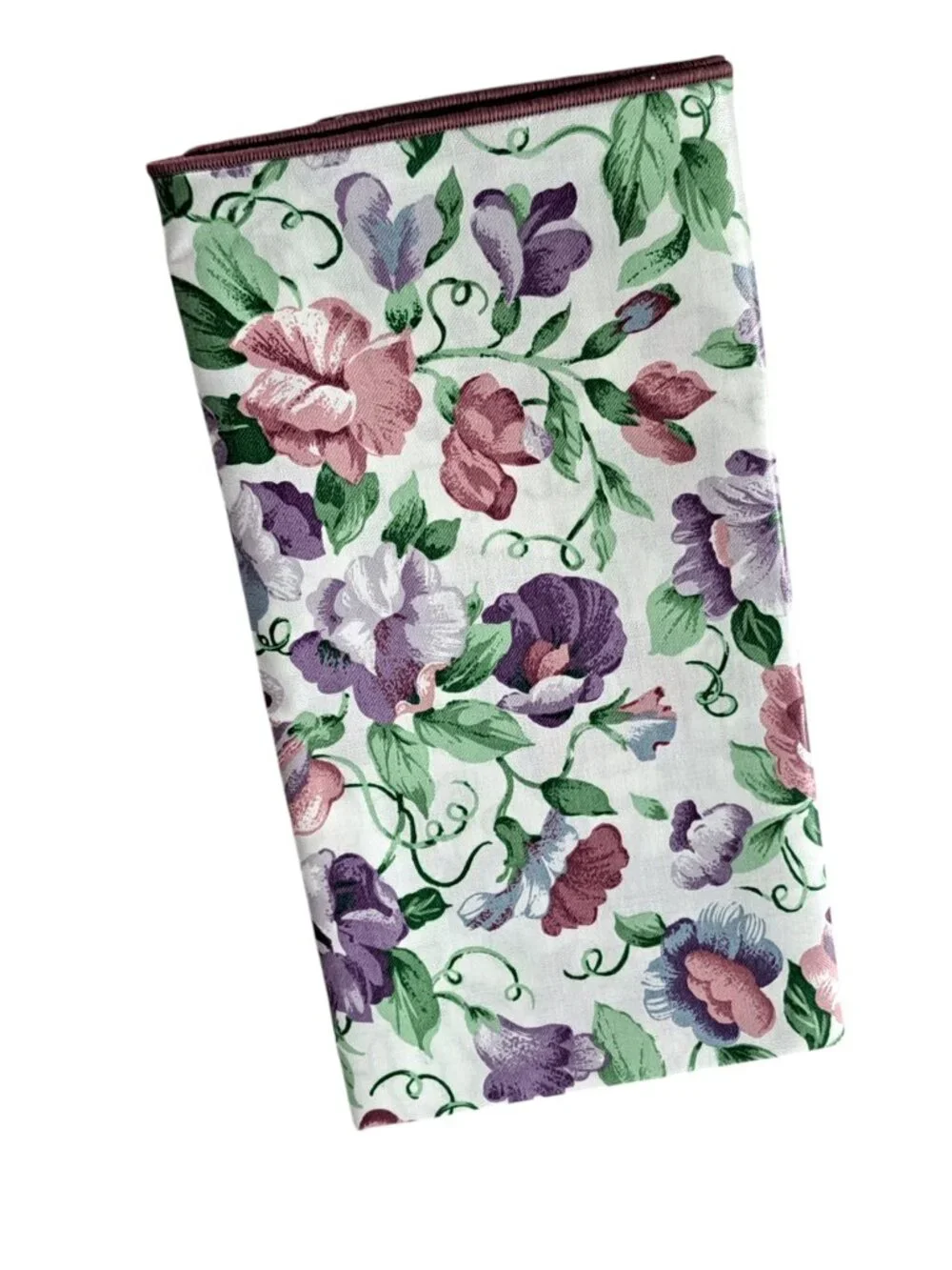 NEW 2 PK LONGABERGER FABRIC NAPKINS SWEET PEA 17